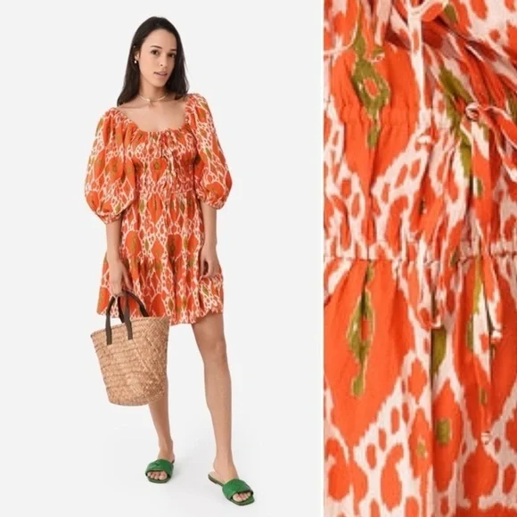 Charina Sarte Women's Alhambra Dress, Orange, size S NWT Dresses